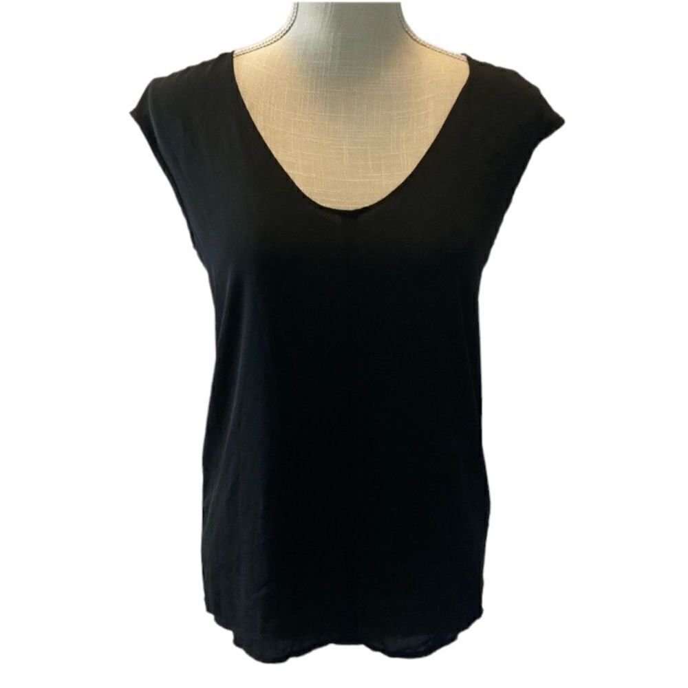 J Crew Black blouse XS